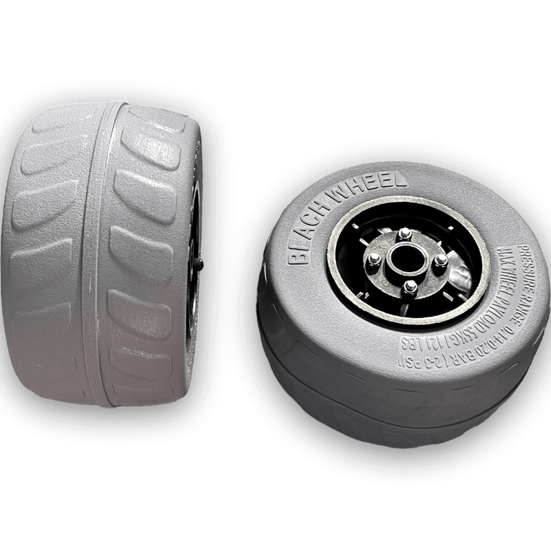Load image into Gallery viewer, Vanhunks 9-inch Pneumatic Beach/Fishing Trolley Wheels (Set of 2)