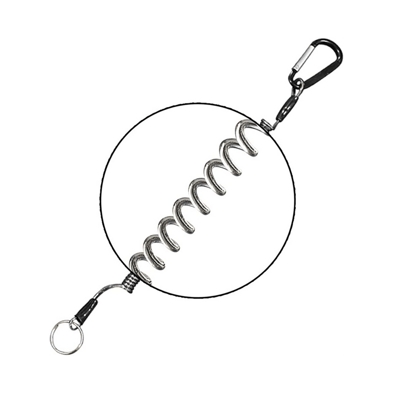 Load image into Gallery viewer, Fishing Lanyard - Coiled steel
