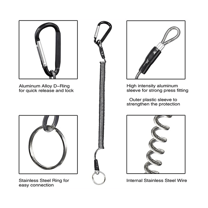Load image into Gallery viewer, Fishing Lanyard - Coiled