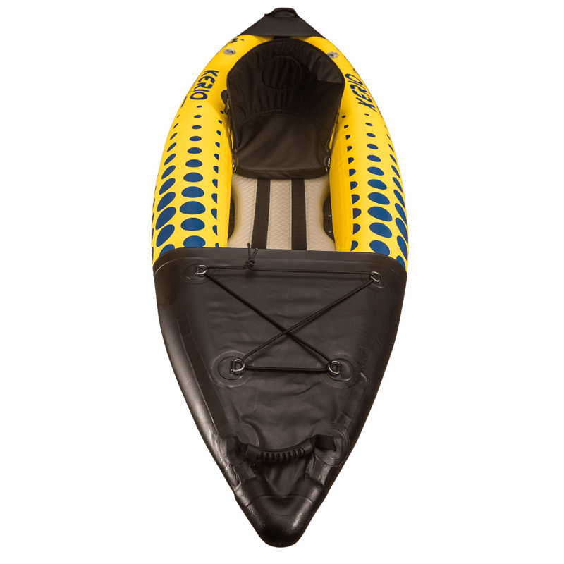 Load image into Gallery viewer, Inflatable Kayak Single - 9'3, front with storage d-rings