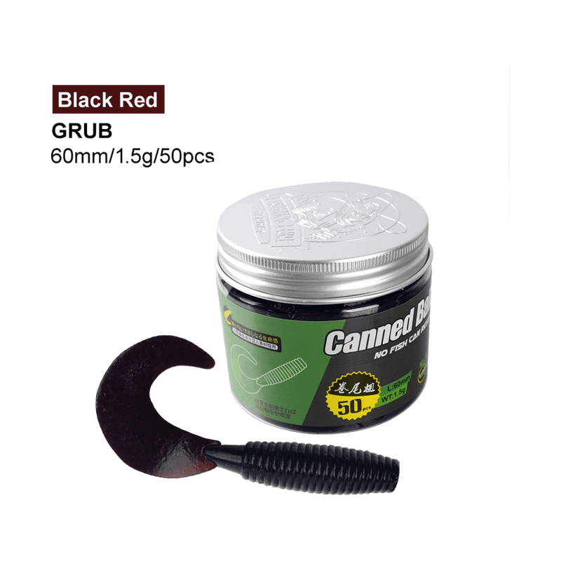 Load image into Gallery viewer, Soft Plastic Grub Fish Lures - 60mm - 5 Pack