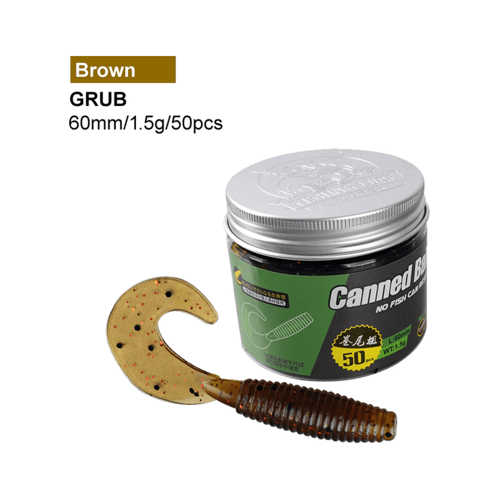 Load image into Gallery viewer, Soft Plastic Grub Fish Lures - 60mm - 10 Pack