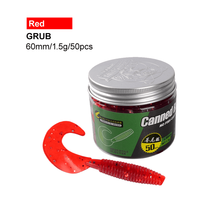 Load image into Gallery viewer, Soft Plastic Grub Fish Lures 60mm - Vanhunks Outdoor