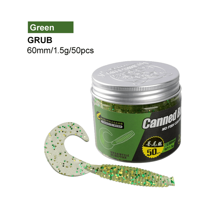 Load image into Gallery viewer, Soft Plastic Grub Fish Lures - 60mm - 10 Pack