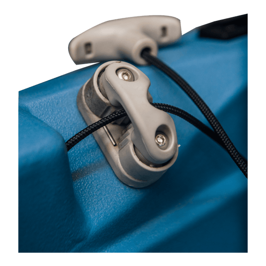 cleat system for rudder release