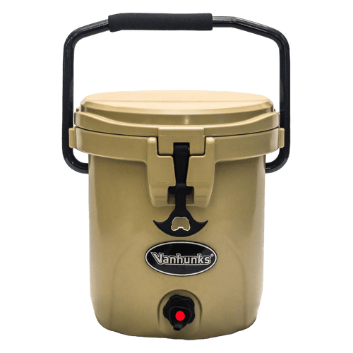 Vanhunks Tough 4.5 Gallon Rotomolded Water Beverage Cooler and Dispenser