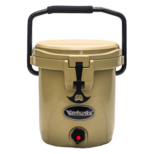 Vanhunks Tough 4.5 Gallon Rotomolded Water Beverage Cooler and Dispenser