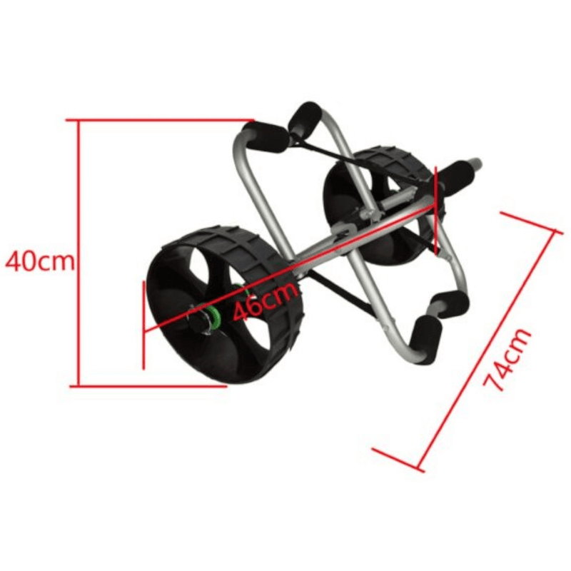 Load image into Gallery viewer, Kayak Trolley with 10' Rubber Wheels