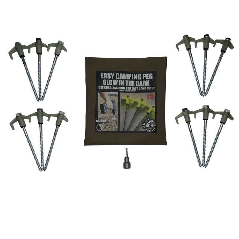 Load image into Gallery viewer, Easy Camping Peg - glow in the dark