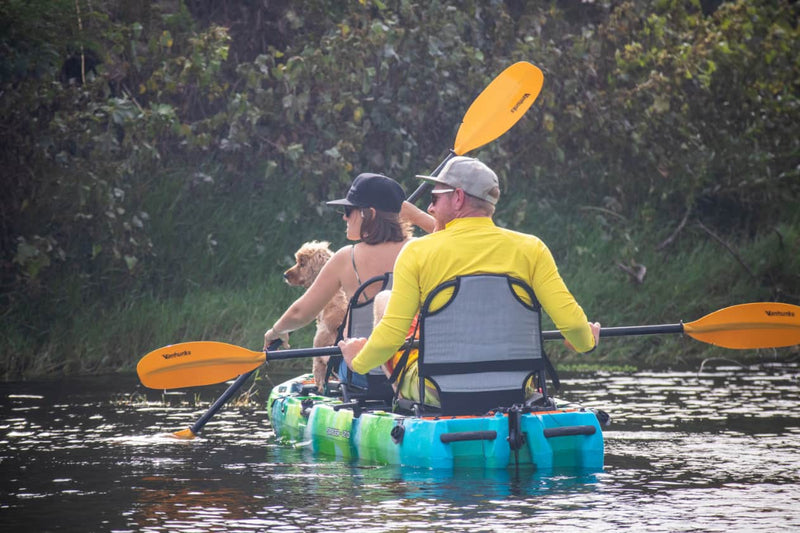Load image into Gallery viewer, Sauger Tandem Fin Drive Fishing Kayak - Vanhunks
