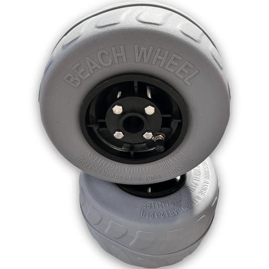 Vanhunks 9-inch Pneumatic Beach/Fishing Trolley Wheels (Set of 2)