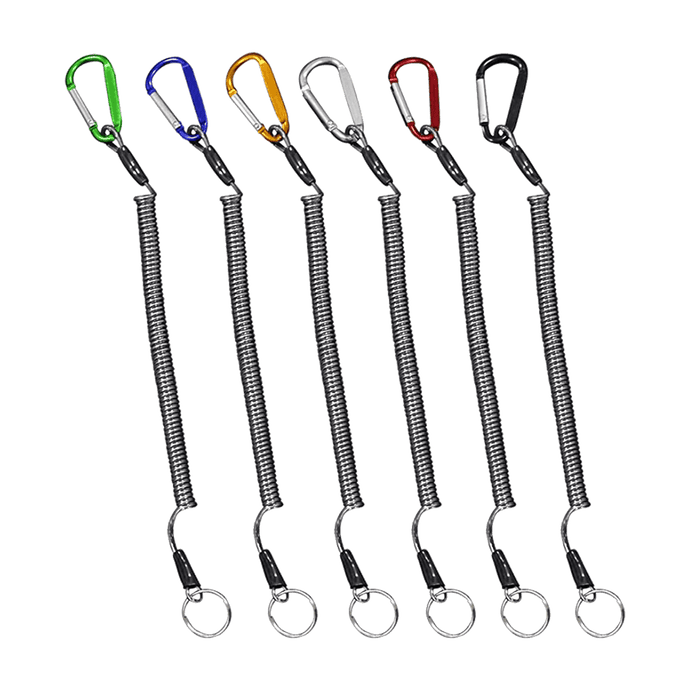 Fishing Lanyard - Coiled various colours