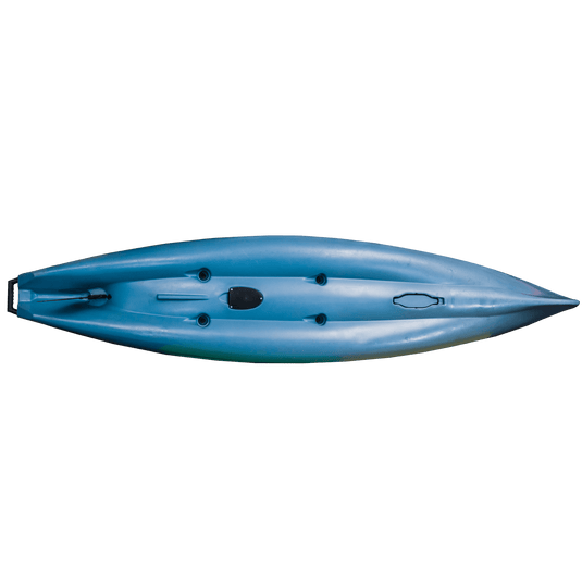 hull of kayak - blue