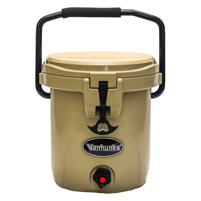 Vanhunks Tough 4.5 Gallon Rotomolded Water Beverage Cooler and Dispenser