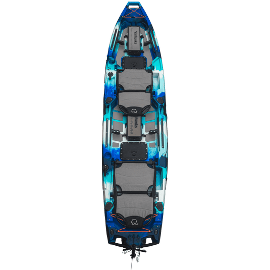 Vanhunks BlueFin 12' Tandem Fishing Kayak Oceana Blue