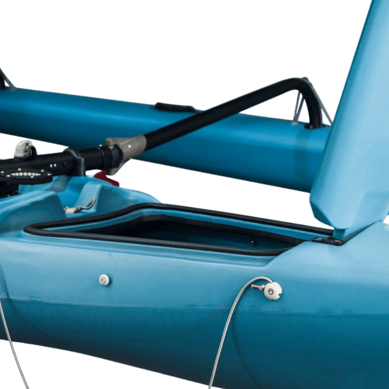 Load image into Gallery viewer, ViztaCraft Majestic – 18ft Tandem Trimaran Fin-Drive Sailing Kayak
