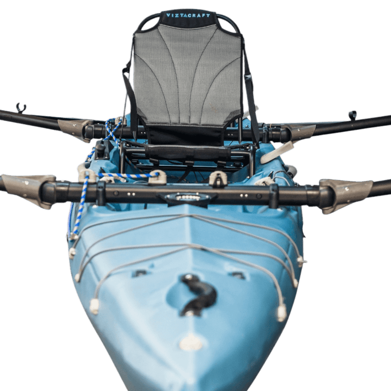 Load image into Gallery viewer, ViztaCraft Majestic – 18ft Tandem Trimaran Fin-Drive Sailing Kayak
