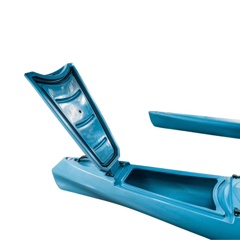 Load image into Gallery viewer, ViztaCraft Majestic – 18ft Tandem Trimaran Fin-Drive Sailing Kayak
