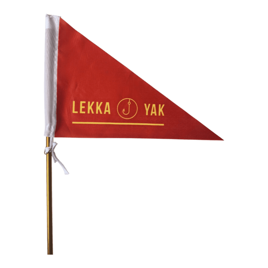 red safety flag