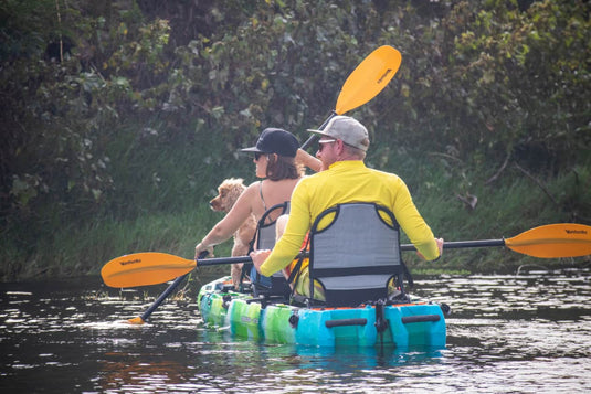 Sauger Tandem Fin Drive Fishing Kayak - Vanhunks
